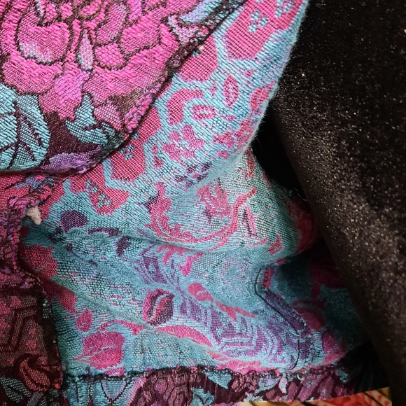 ~{BP Nordstrom}~ Vintage 80's floral print cropped blazer. - Picture 7 of 8